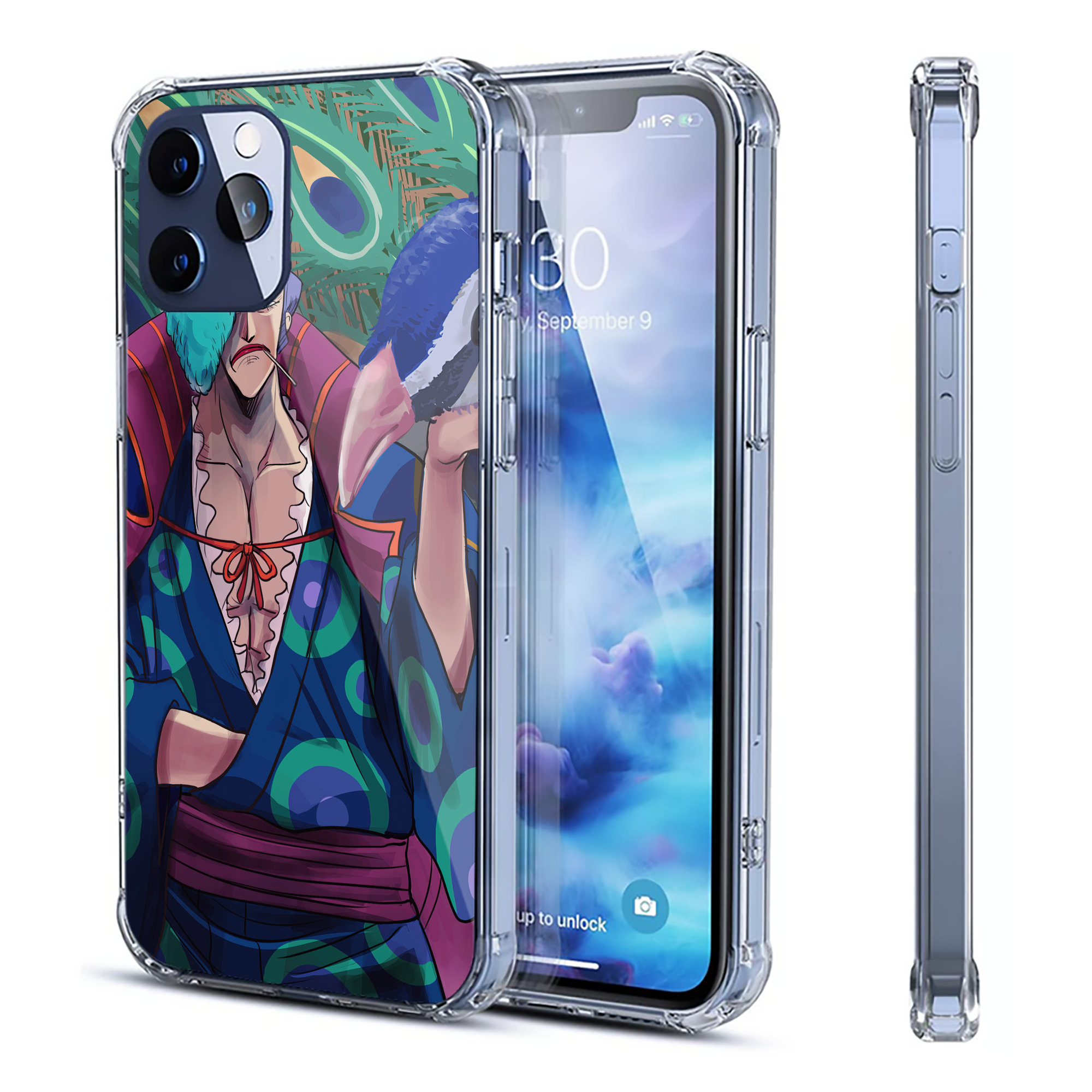 ワンピース ONE PIECE 【iPhone 12シリーズ対応】透明スマホケース（クリアソフトケース）